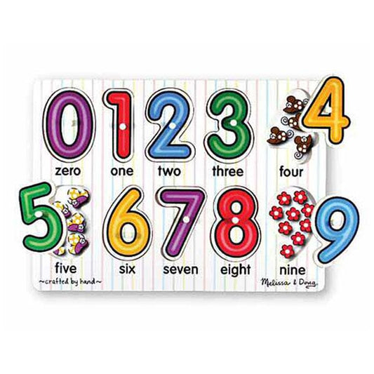 Melissa and Doug Numbers Peg Puzzle
